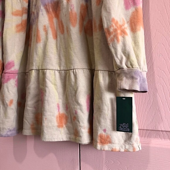 ⚡️NWT⚡️Wild Fable Tie-Dye Sweatshirt Dress - Women’s XS - Picture 3 of 3